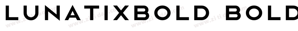 LunatixBold Bold字体转换